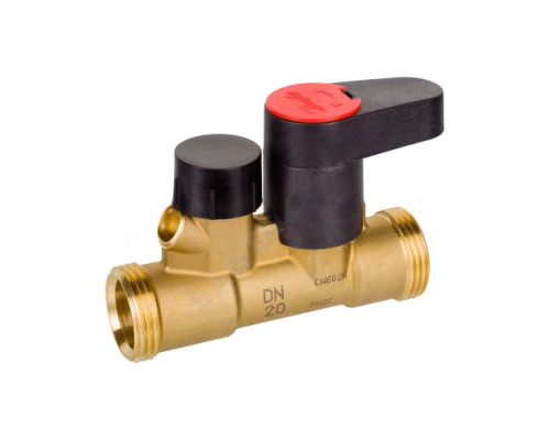 Клапан запорный ручной латунь MSV-S Ду 20 Ру20 ВР Kvs=5.9м3/ч б/ниппелей Danfoss 003Z4112