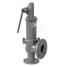 Клапан предохранительный пружинный угловой сталь 17с6нж Рн=0.5 пружина №10 Арма-Пром