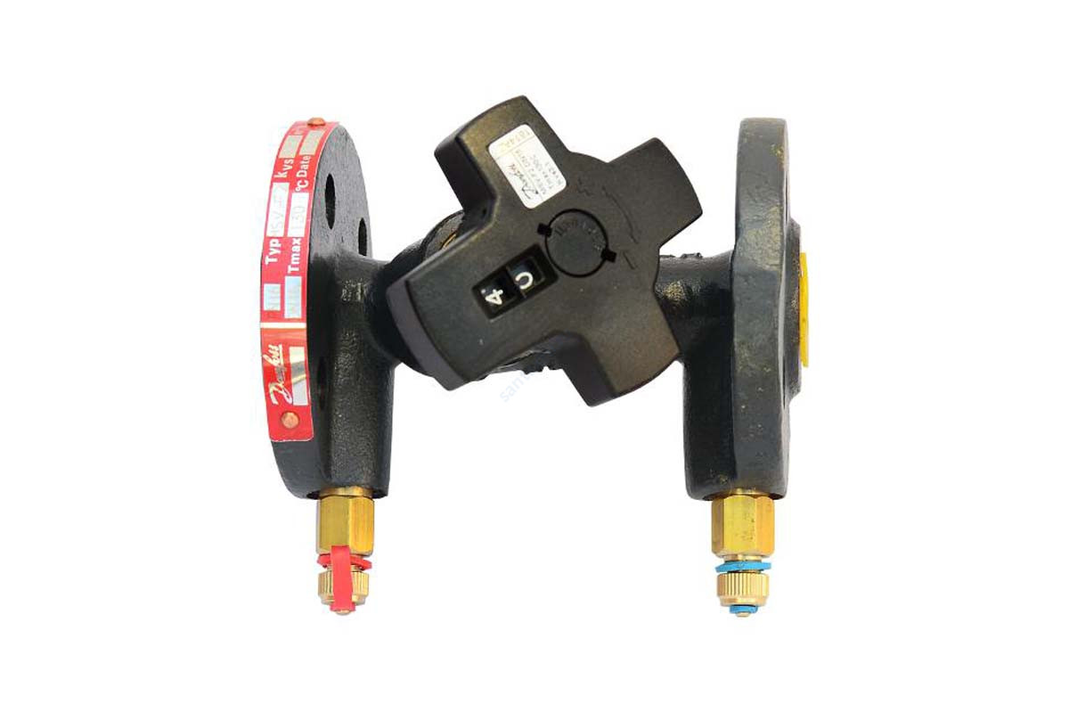 Клапан балансировочный ручной чугун MNF Ду 65 Ру16 фл Kvs=93.4м3/ч с изм/нип Danfoss 003Z1162