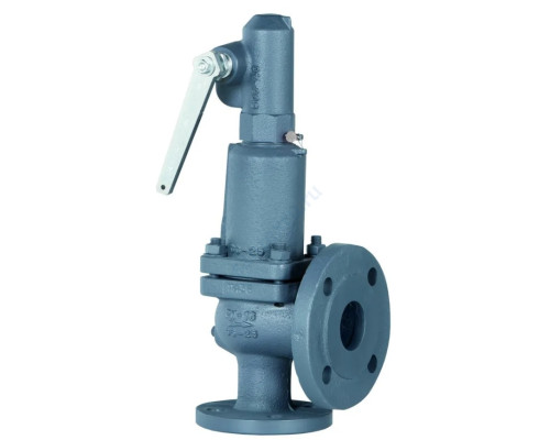 Клапан предохранительный пружинный угловой сталь ПРЕГРАН 496-03 Ду32х50 Ру40 фл/фл Рн=20 КПП 496-03-40-ЗН-032x050-20 400С Прегран GS04C479030