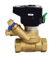 Клапан балансировочный ручной латунь MVT Ду 15 Ру20 НР Kvs=3м3/ч с изм/нип без выхода под имп трубку Danfoss 003Z4182