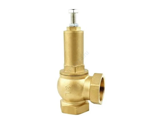 Клапан предохранительный латунь Ду40х40 Ру16 ВР/ВР Рн=1...16бар автоподрыв Benarmo