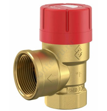 Клапан предохранительный пружинный угловой латунь Prescor Ду25х32 Ру16 ВР/ВР G1"хG1 1/4" Рср=4бар Flamco 27040