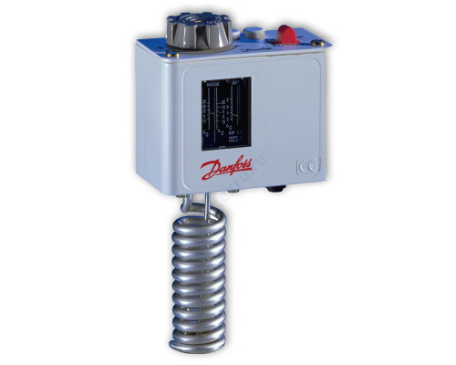 Реле температуры KP 61 c прям. капиллярной трубкой Danfoss 060L124766 Реле температуры KP 61 c прям. капиллярной трубкой Danfoss 060L124766