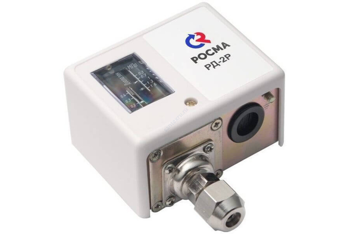 Реле давления РДД-2Р 0.5-4бар G1/4" 220В IP42 110C Росма 00000004013