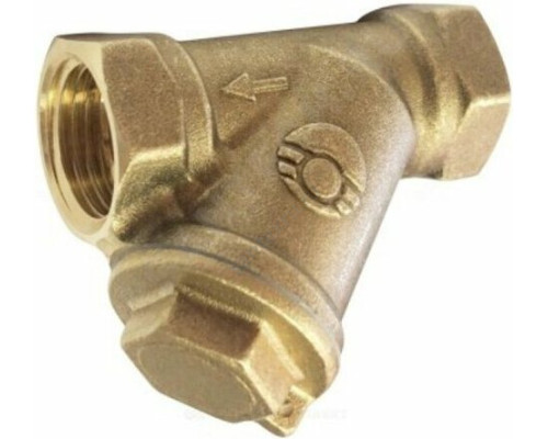 Фильтр сетчатый Y-образный латунь Ду 15 Ру25 Тмакс=150 oC G1/2" ВР 46Б5фт1 под пломбу VALFEX VF.192.L00.012