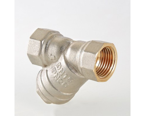 Фильтр сетчатый Y-образный латунь Ду 15 Ру25 ВР 46Б5фт1 никель VALFEX VF.192.LN0.012