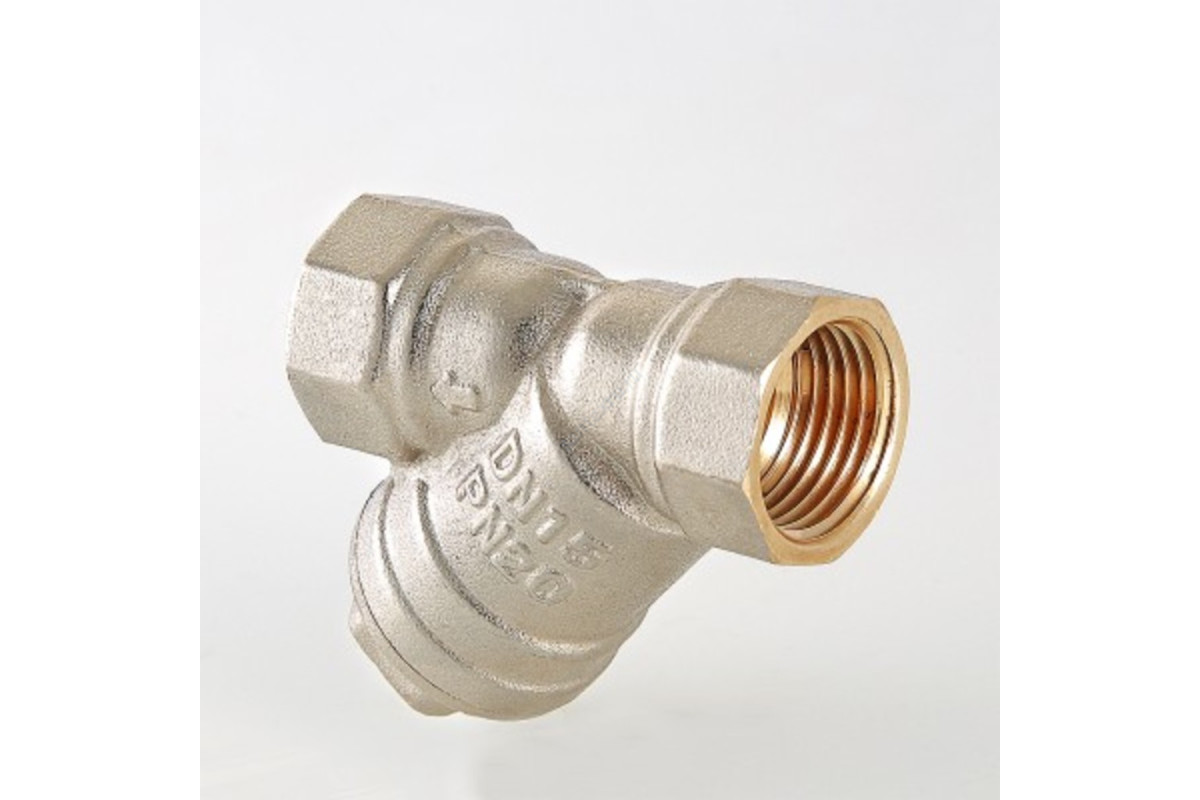 Фильтр сетчатый Y-образный латунь Ду 20 Ру25 ВР 46Б5фт1 никель VALFEX VF.192.LN0.034