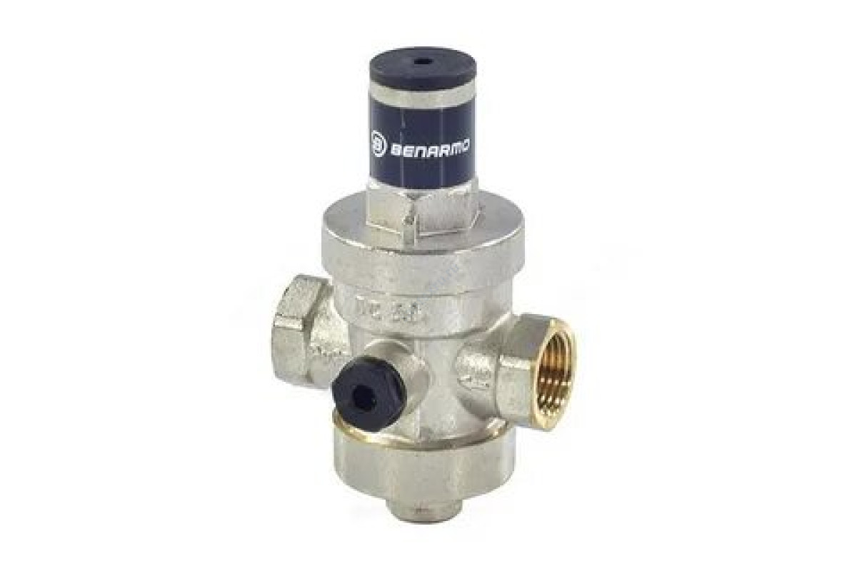 Регулятор давления поршневой латунь Ду 40 Ру25 1 1/2" ВР Рн=1 - 5,5бар Benarmo