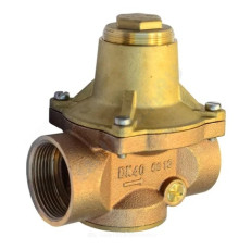 Регулятор давления мембранный бронза Socla 7bis Ду 15 Ру16 1/2" ВР Рн=1 - 5бар с выходом под манометр Danfoss 149B7597