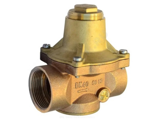 Регулятор давления мембранный бронза Socla 7bis Ду 32 Ру16 1 1/4" ВР Рн=1 - 4бар с выходом под манометр Danfoss 149B7600