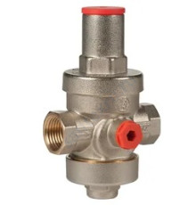 Регулятор давления поршневой латунь R153P Ду 32 Ру25 1 1/4" ВР Рн=1 - 5,5бар с выходом под манометр Giacomini R153PX006
