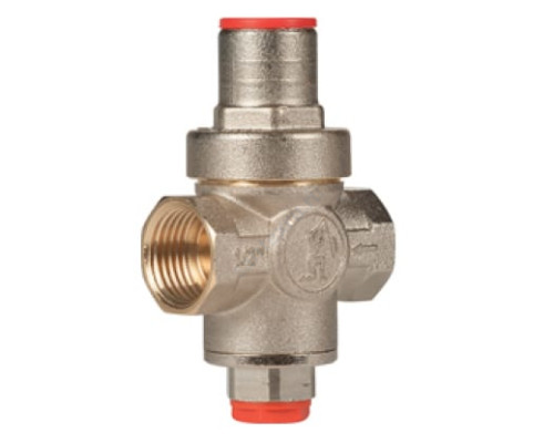 Регулятор давления поршневой латунь R153C Ду 20 Ру16 3/4" ВР Рн=1 - 5,5бар с выходом под манометр Giacomini R153CX004