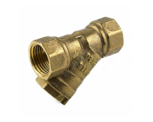 Фильтр магнитный сетчатый Y-образный латунь Ду 20 Ру20 G3/4" ВР 4006 с отверстием под пломб Aquasfera 4006-02