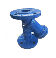 Фильтр сетчатый Y-образный чугун Ду 50 Ру16 Тмакс=300 oC фл со сливной пробкой Benarmo