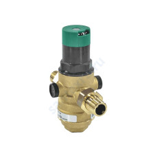 Регулятор давления мембранный латунь D06F г/в Ду 40 Ру25 1 1/2" НР/"американка" Рн=1,5 - 6бар с выходом под манометр и шкалой регулирования Honeywell-Braukmann D06F-11/2B HWLARM027