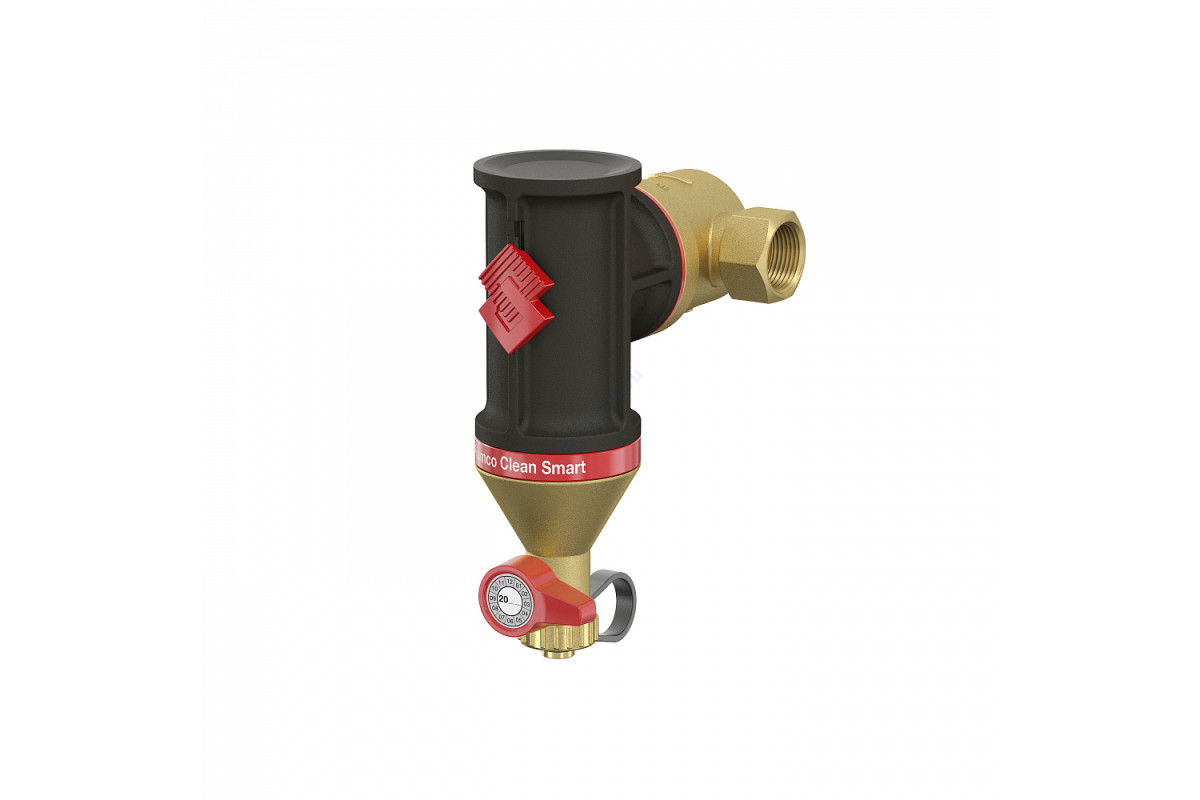 Сепаратор шлама латунь Ду 40 Ру10 Тмакс=120 oC Rp1 1/2" ВР Flamco 30025