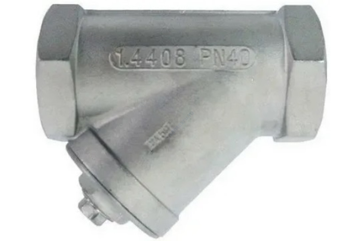 Фильтр сетчатый Y-образный нерж Ду 25 Ру40 Rp1" ВР Y666 со сливной пробкой Danfoss 149B5275