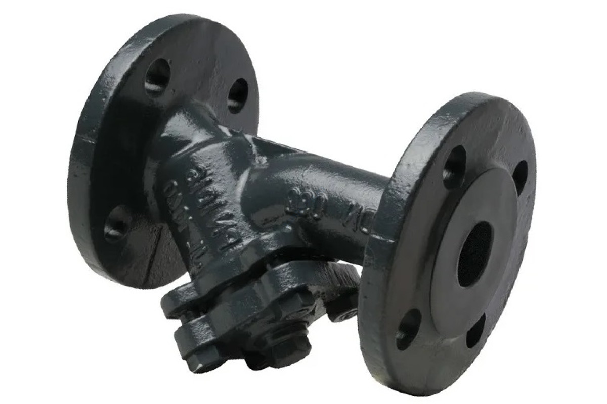 Фильтр сетчатый Y-образный чугун Ду 200 Ру16 фл FVF со сливной пробкой Danfoss 065B7751