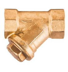 Фильтр сетчатый Y-образный латунь Ду 20 Ру30 G3/4" ВР R74A Giacomini R74AY104