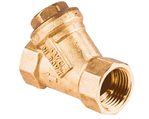 Фильтр сетчатый Y-образный латунь Ду 100 Ру16 Тмакс=110 oC G4" ВР R74A Giacomini R74AY011