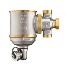 Фильтр магнитный сетчатый латунь Ду 25 Ру10 ВР R146 C шаровым краном, заглушкой для дренажа и клапаном выпуска воздуха Giacomini R146CX005