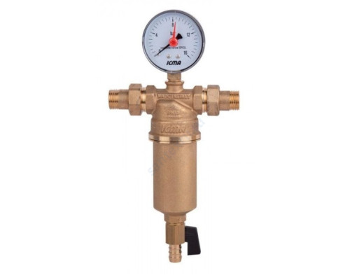 Фильтр сетчатый T-образный латунь Ду 20 РУ25 G3/4" НР 751 Icma 83751AE05