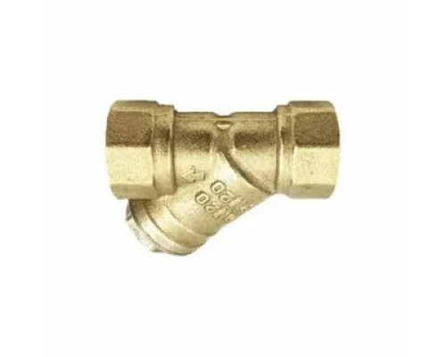 Фильтр сетчатый Y-образный латунь Ду 15 Ру20 G1/2" ВР ФС со сливной пробкой Фильтр сетчатый Y-образный латунь Ду 15 Ру20 G1/2" ВР ФС со сливной пробкой