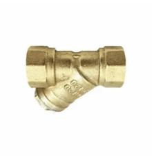 Фильтр сетчатый Y-образный латунь Ду 40 Ру20 G1 1/2" ВР ФС со сливной пробкой