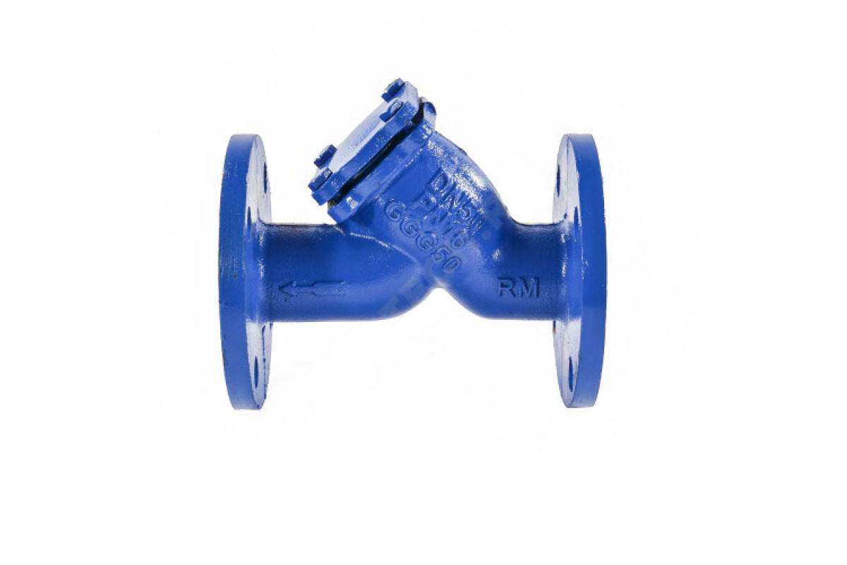 Фильтр магнитный сетчатый Y-образный чугун Ду 80 Ру16 фл ФМФч Китай