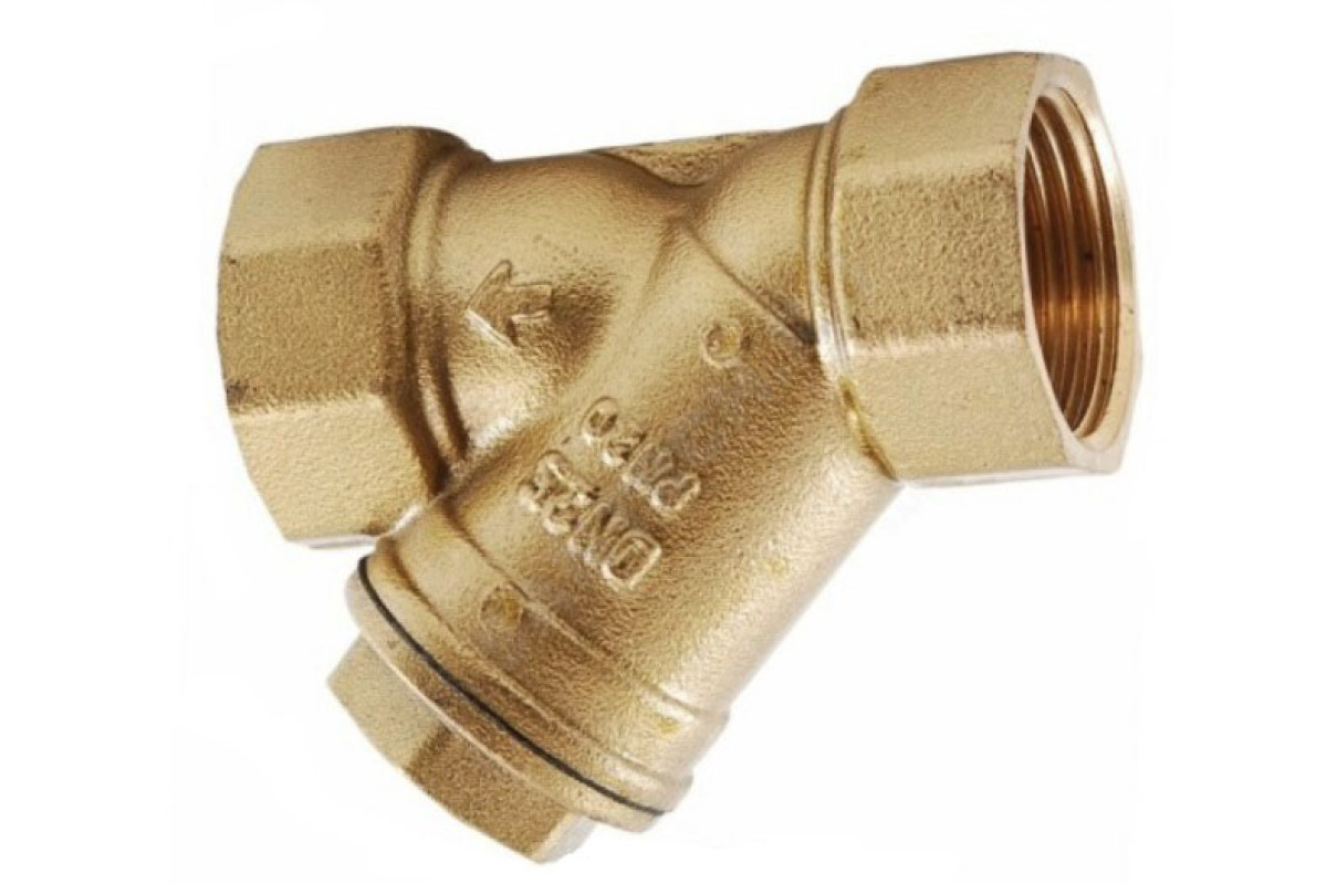 Фильтр сетчатый Y-образный латунь Ду 8 Ру20 Тмакс=110 oC Rp1/4" ВР 246 OR 0246.008