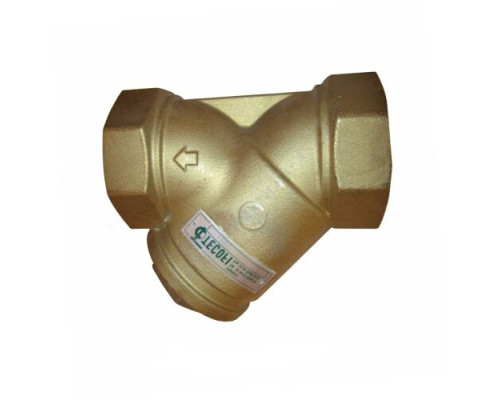 Фильтр сетчатый Y-образный латунь Ду 40 РУ16 Тмакс=120 оC G1 1/2" ВР F1141 Tecofi F1142A-0040