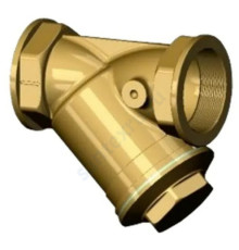 Фильтр сетчатый Y-образный латунь Ду 25 РУ16 Тмакс=100 оC G1/2" Вр F1142 Tecofi F1142-0025