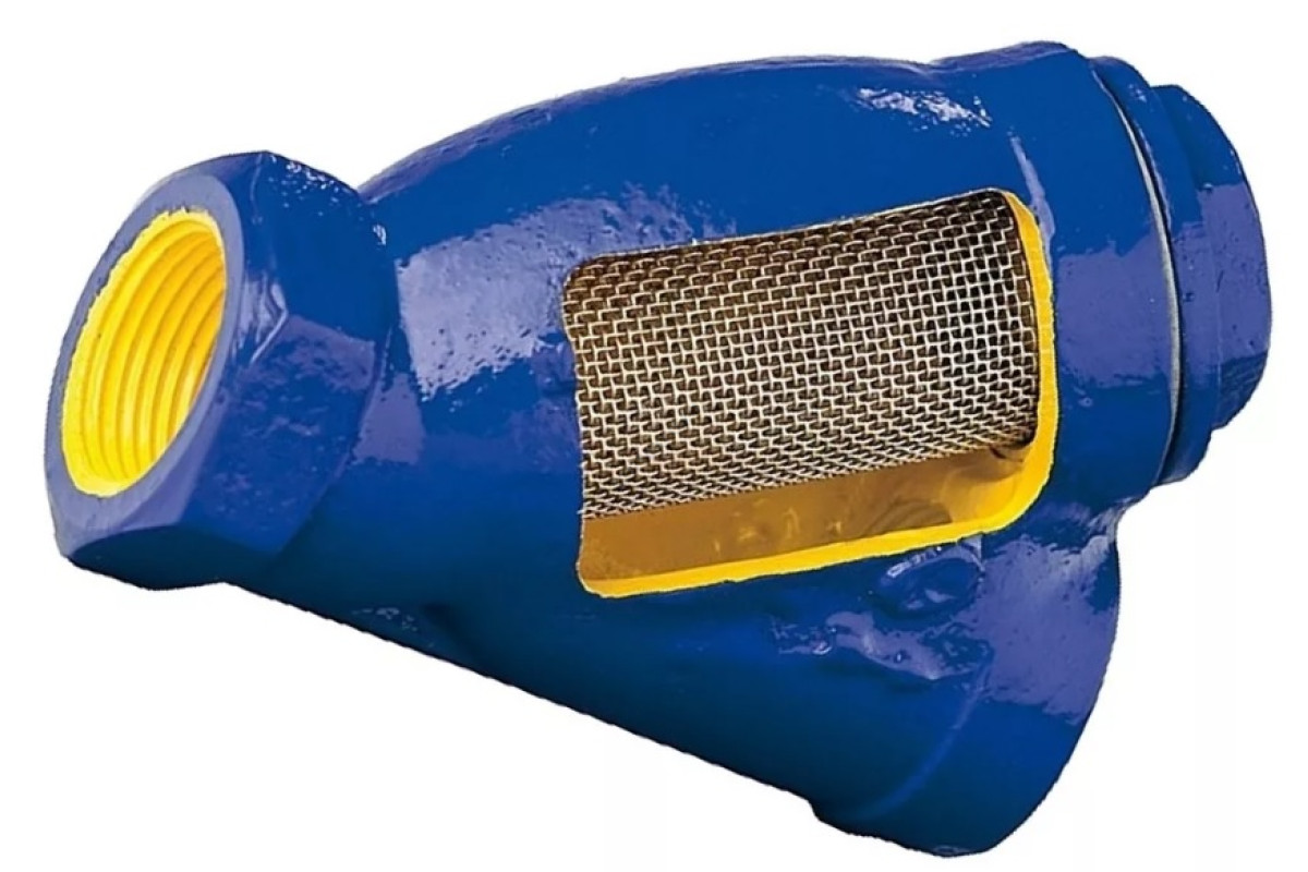 Фильтр сетчатый Y-образный чугун Ду 15 Ру16 Тмакс=200 oC G1/2" ВР 823А Zetkama 823A015C10