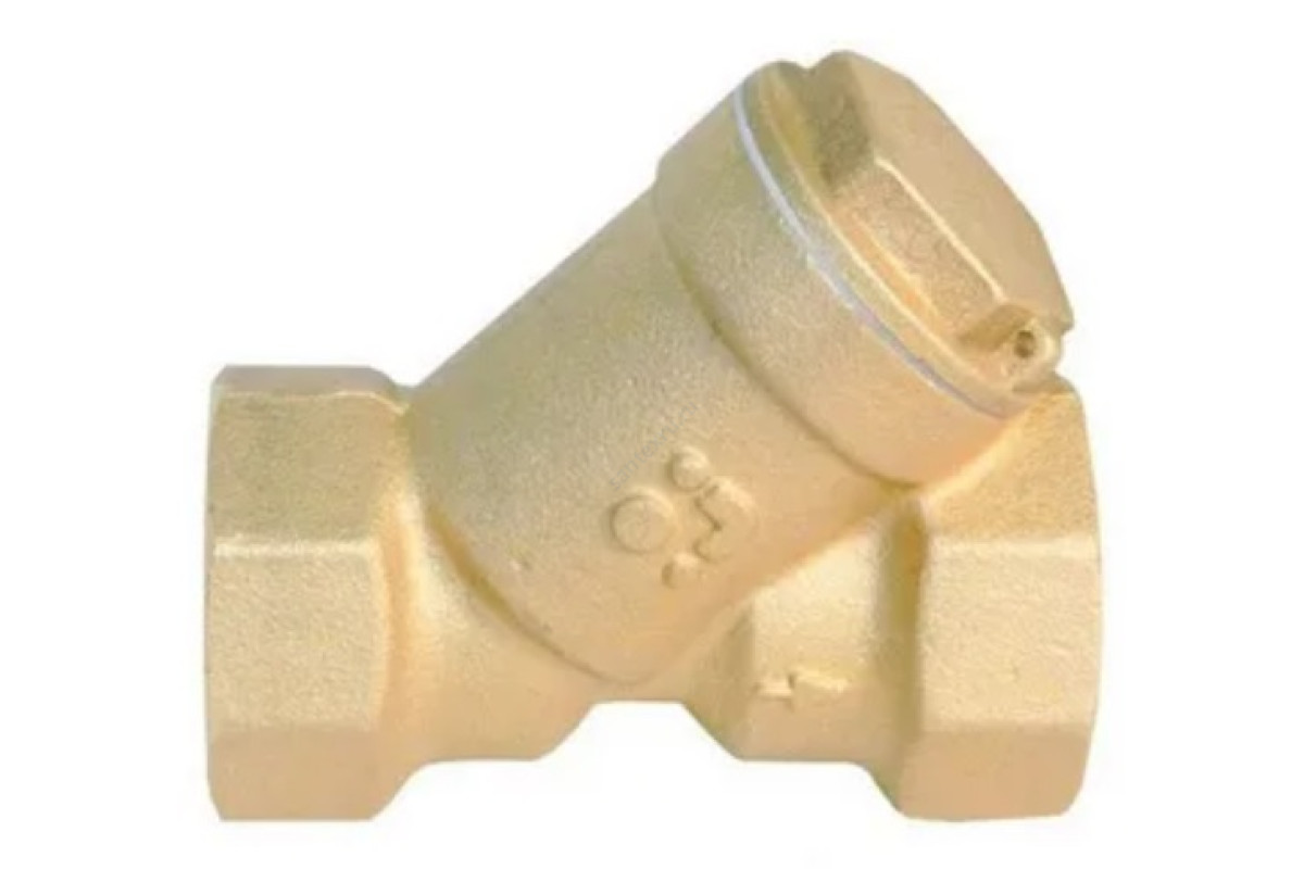 Фильтр сетчатый Y-образный латунь Ду 32 Ру25 G1 1/4" ВР БАЗ БАЗ.Ф.А50.32