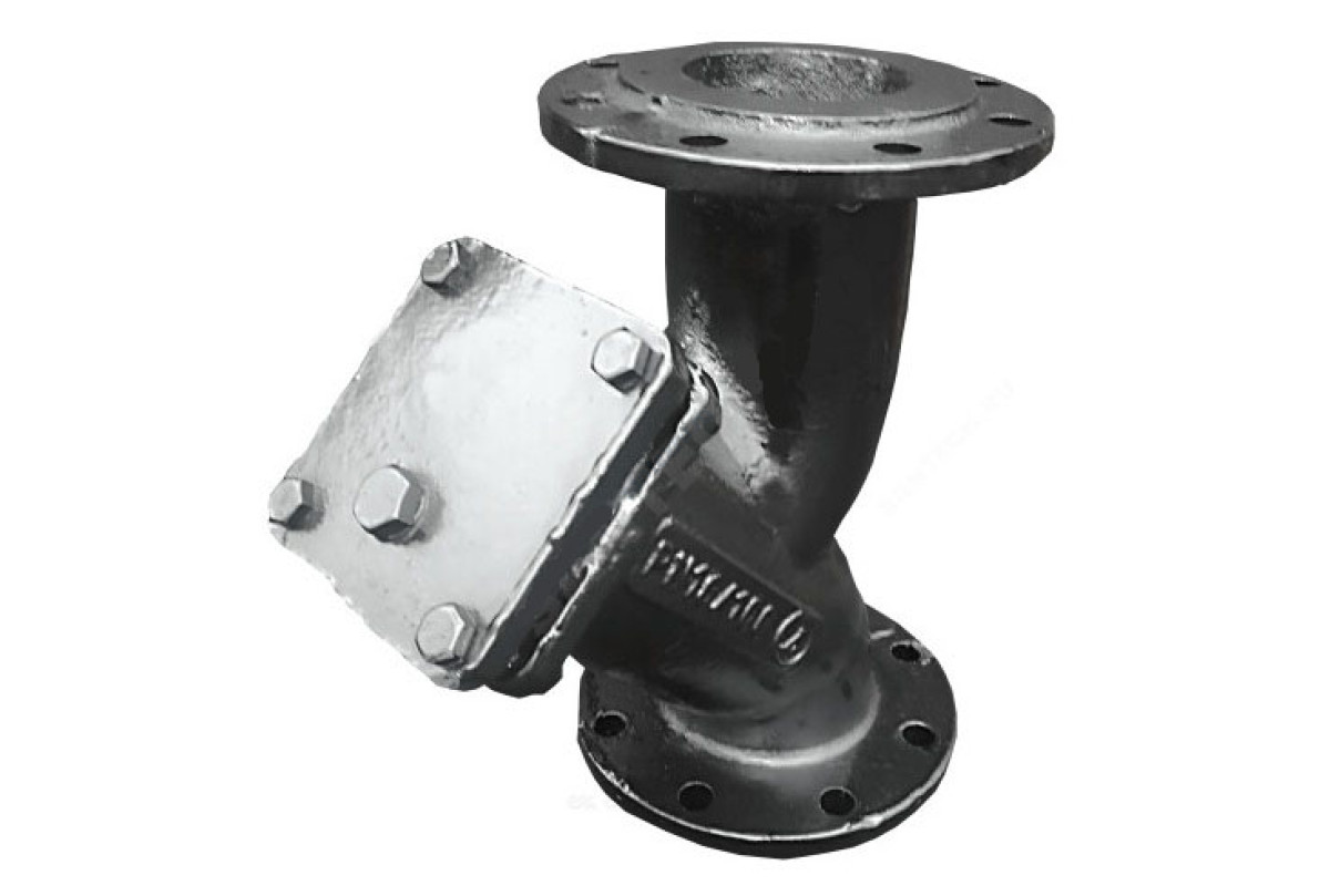 Фильтр магнитный сетчатый Y-образный чугун Ду 100 Ру16 фл ФМФ Луидор