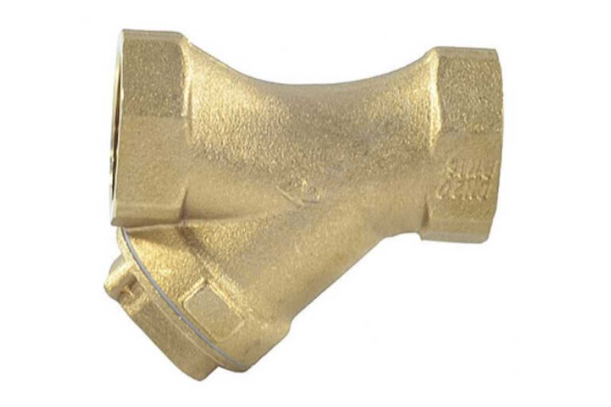 Фильтр сетчатый Y-образный латунь Ду 20 Ру16 G3/4" ВР ФСКО Пензапромарматура 02321000