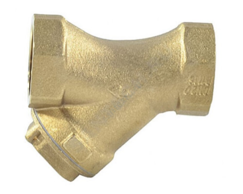 Фильтр сетчатый Y-образный латунь Ду 25 Ру16 G1" ВР ФСКО Пензапромарматура 02331000