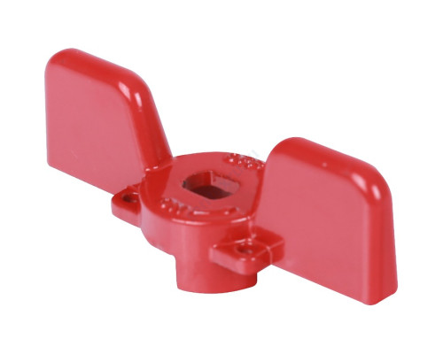 STOUT Ручка-бабочка для шарового крана STOUT 1/2"-3/4" (Красная)