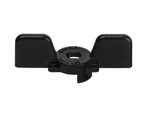 STOUT Ручка-бабочка для шарового крана STOUT 1/2"-3/4" (Чёрная)