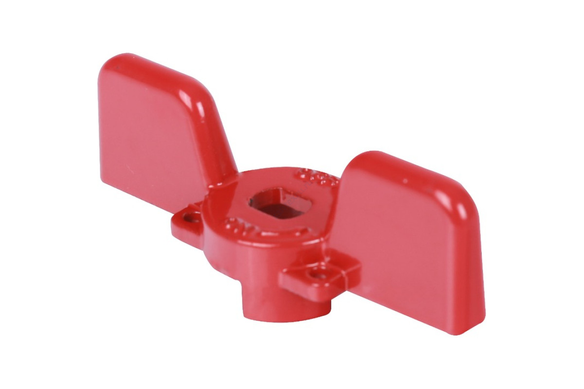 STOUT Ручка-бабочка для шарового крана STOUT 1"- 1 1/4" (Красная)