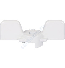 STOUT Ручка-бабочка для шарового крана STOUT 1"- 1 1/4" (Белая)