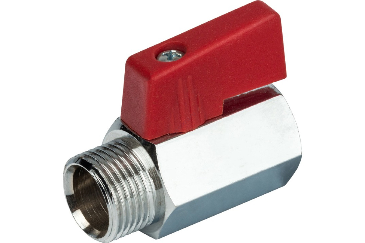 STOUT 3/8 Кран шаровой мини, муфта/резьба