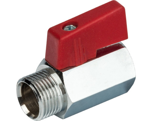 STOUT 3/8 Кран шаровой мини, муфта/резьба