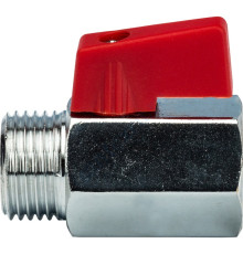 STOUT 1/2 Кран шаровой мини, муфта/резьба