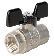 STOUT Кран шаровой полнопроходной, ВР/ВР, ручка бабочка 1/2