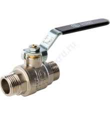 STOUT Кран шаровой полнопроходной, НР/НР, ручка рычаг 1/2