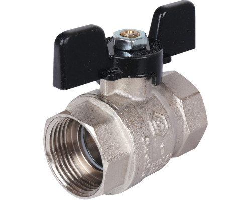 STOUT SVB Кран шаровой стандартнопроходной, ВР/ВР, ручка бабочка 3/4"