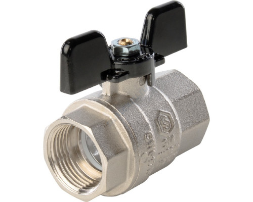 STOUT Кран шаровой полнопроходной, ВР/ВР, ручка бабочка 3/4