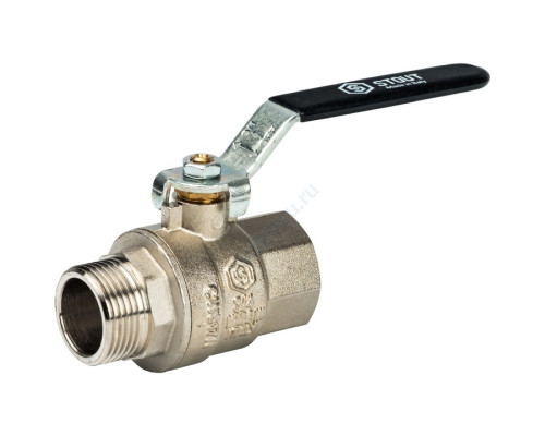 STOUT Кран шаровой полнопроходной, ВР/НР, ручка рычаг 3/4